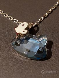collana con ciondolo Swarovski hello Kitty 