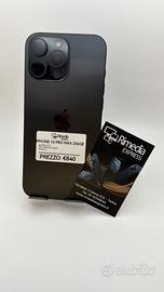 iPhone 16 Pro Max 256GB nero usato garanzia 