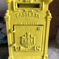 Cassetta Poste Gialla Vintage - SVENDITA NEGOZIO