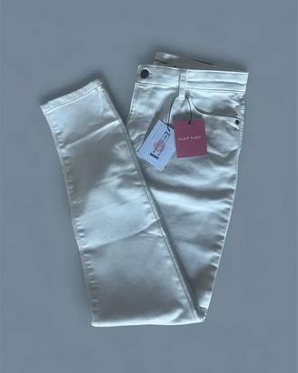 Pantaloni skinny donna colore panna di Naf Naf