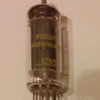 1 Valvola rettificatrice Philips EZ80 Vintage