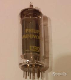 1 Valvola rettificatrice Philips EZ80 Vintage