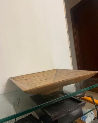 CENTRO TAVOLA SVUOTA TASCHE BAMBÙ