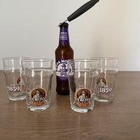 Bicchieri da birra Moretti piccoli