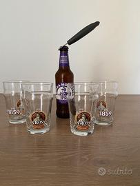 Bicchieri da birra Moretti piccoli