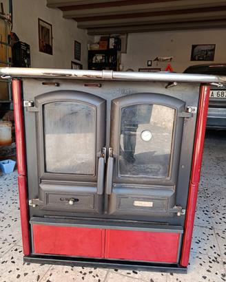 stufa/cucina a legna in ghisa marca Selfair 