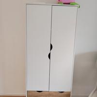 HomCom Armadio a Due Ante in Legno