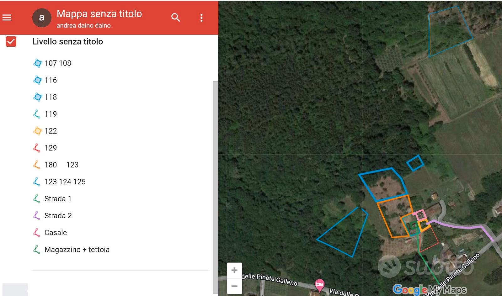 Terreno 2h e rudere 300mq Galleno Fucecchio (FI) - Vista 4