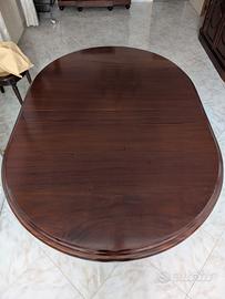 Tavolo legno massello + 6 sedie (paglia di Vienna)
