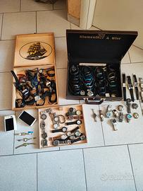 orologi collezione completa di varie marche 