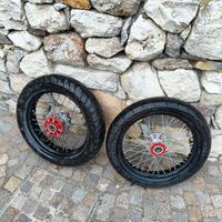 cerchi anteriori e posteriori Fantic 50