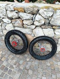 cerchi anteriori e posteriori Fantic 50