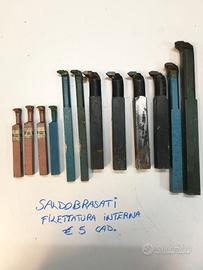 Utensili saldobrasati Tornio