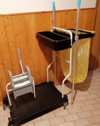 carrello pulizie professionale