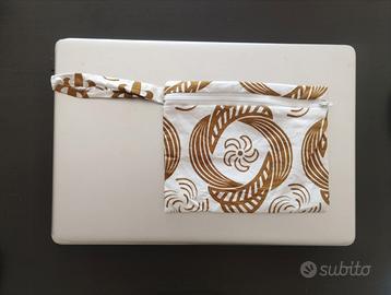 Pochette con stampa africana wax