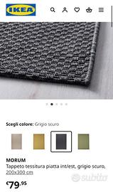 Numero due Tappeti Ikea  Morum 200 x 300