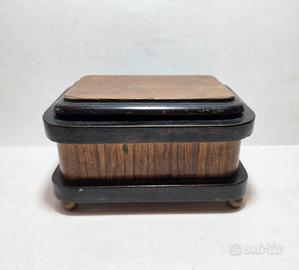 Antico Cofanetto Portagioie in Legno - Art Déco