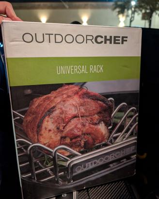 Outdoorchef Universal Rack carne acciaio inox