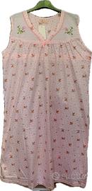 Camicia da notte in cotone, nuova con cartellino