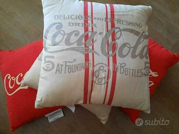 4 cuscini coca cola