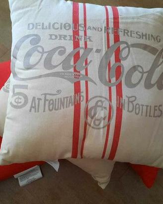 4 cuscini coca cola