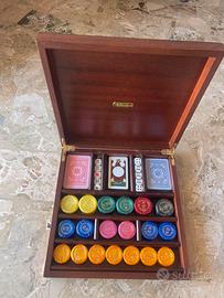 Renzo Romagnoli Set Poker Vintage in Legno