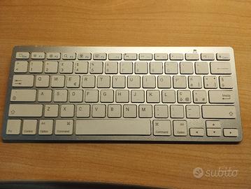 Tastiera wireless bluetooth bianca