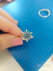 anello pandora fiocco di neve originale 