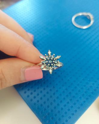 anello pandora fiocco di neve originale 