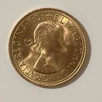 Sterlina d’oro sovrano del regno unito 1958