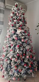 ALBERO DI NATALE ROCCARASO INNEVATO CM 240