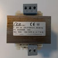 Trasformatore 230/400 24v 200va