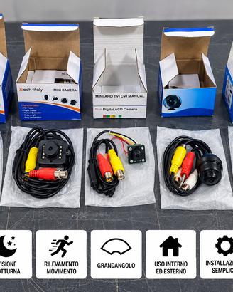 Lotto 5 Microcamere Varie Nuove – Telecamere Mini