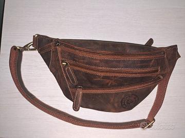 marsupio Roncato marrone in pelle