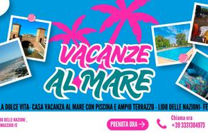 CASA VACANZA a Lido delle Nazioni con piscina