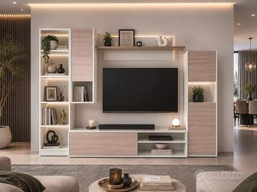 Parete Attrezzata Design Moderno 