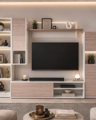 Parete Attrezzata Design Moderno 