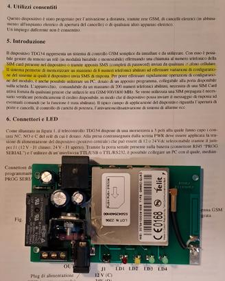 CONTROLLO A DISTANZA IMPIANTO IRRIGAZIONE 