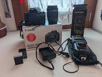 Canon EOS 100D kit 18-55 con  5096 scatti 