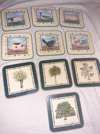 Sottobicchieri inglesi vintage