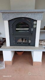 forno a legna con ventilazione
