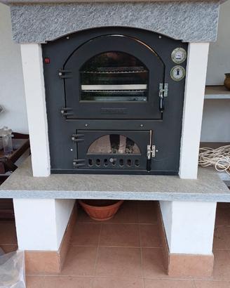 forno a legna con ventilazione