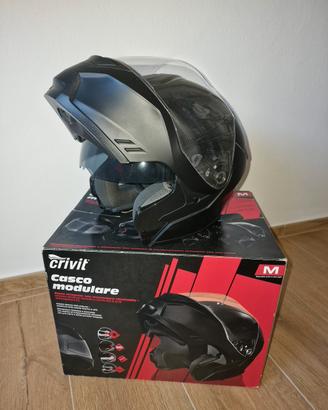 Casco Modulare Crivit Nero Opaco - Taglia M