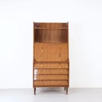 Scrivania/Ribalta italiana di modernariato in teak