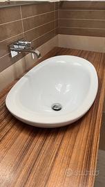 Lavabo sospeso Flaminia 75cm e mobile bagno 150cm