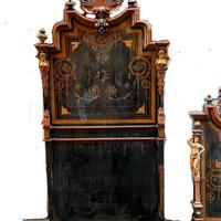 Letti dell'800 con intarsi di madreperla