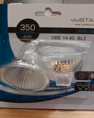 faretti gu5.3 dimmerabili, 40w 350lumen luce calda