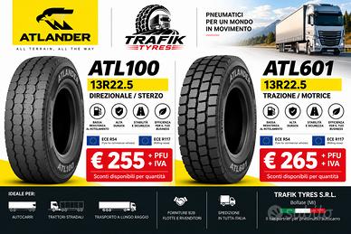 13R22.5 ATLANDER Camion Direzionale + Trazione
