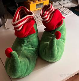 PANTOFOLE DA ELFO - NATALE - SIMPATICHE