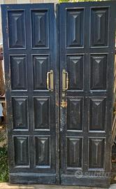 Portone antico in legno massello, anni 30